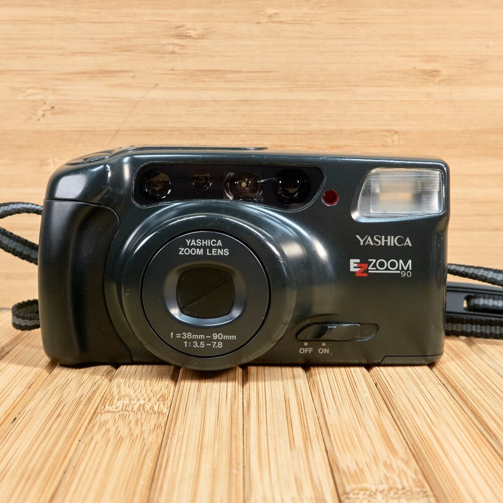 Vintage Yashica EZ Zoom 90, 35mm Point and Shoot Film Camera, Made in Japan
